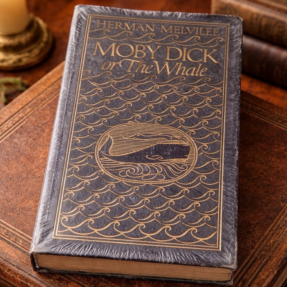 📚✨Title:Moby Dick or The Whale – Herman Melville Hardcover (Sealed)